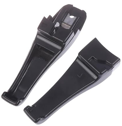 hiwhale Empuñadura con componentes de Tornillo para ollas a presión universales de liberación rápida con botón pulsador de trinquete, Color Negro