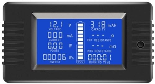 DC 200V 200A Voltmetro Amperometro Batteria for auto Tester Capacità Resistenza Elettricità Misuratore di tensione Monitor