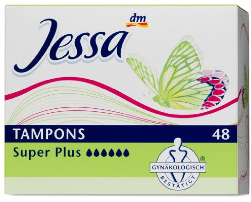 Jessa Tampons Super Plus, 14er Pack (14 x 48 Stück)