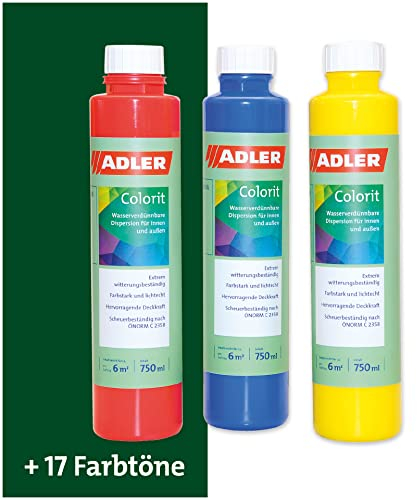 ADLER Colorit-AF 505 Abtönfarbe Volltonfarbe 250ml Grün Wandfarbe