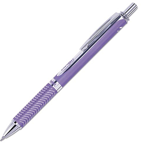Pentel EnerGel Alloy RT Retractable Liquid Gel Pen, (0.7mm), Violet Barrel, Violet Ink, 1 Pack (BL407VBPV)