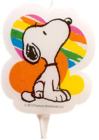 Dekora - Vela de Cumpleaños 2D de Snoopy