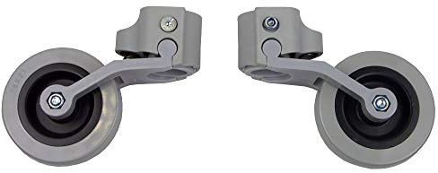 Forta - Kit de ruedas para andador, Andador para ancianos, Fácil instalación, Especial para ruedas traseras, Mecanismo de freno