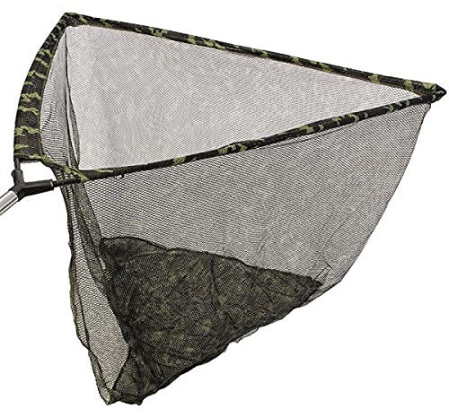 NGT CAMO Landing NET KESCHER 42 107x90cm mit Stink Bag & Metall V Karpfenkescher