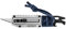 Gerber Multi-Tool mit 8 Funktionen, Prybrid-X, Edelstahl, Silber/Blau, 31-003740