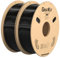 GratKit PETG 3D-Drucker Filament 1,75mm 2kg Spule, 3D-Druck Filament±0,03mm Präzision, Leicht zu drucken, Gleichmäßige Wicklung, 2 * 1KG, 2 Packs, Schwarz