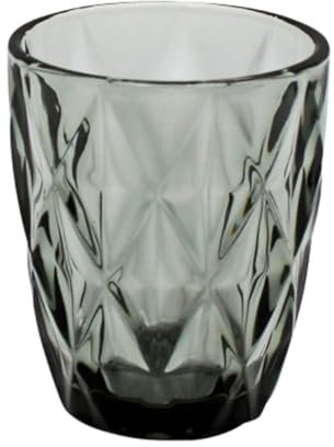 degawo Lot de 2 verres à eau et à whisky, gris, 200 ml