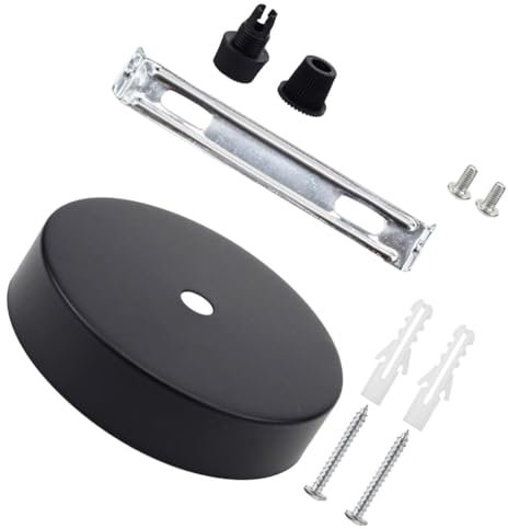 jojofuny 1 Juego Accesorios para candelabros parte de la luz colgante dosel de techo de placa lámpara de techo dosel de luz colgante cubierta de luces de dosel sucursales placa de techo