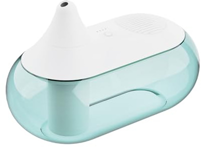 SUMVISION Air Humidifier For Bedroom Essential Oil Diffuser 3L Baby Room Home Smart Office Aromatherapy Air Freshener IP67 Waterproof Auto Shut-Off Safety BPA FREE (UK DESIGN UK TECH SUPPORT) (White)
