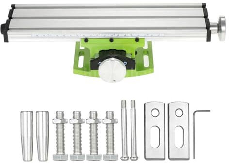 Miniatur Tischbohrmaschine Arbeitstisch, X und Y Universal Richtung Multifunktions Tischbohrmaschine Kreuztisch Bohren Fräsmaschine Arbeitsschiebetisch