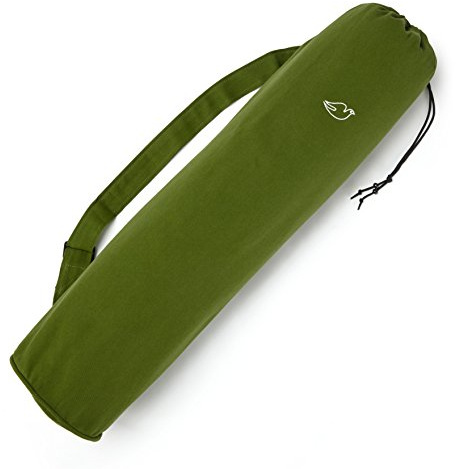 Blue Dove Yoga Kerala Yogamatten Tasche 100% Baumwolle (KBA) (Olivgrün)