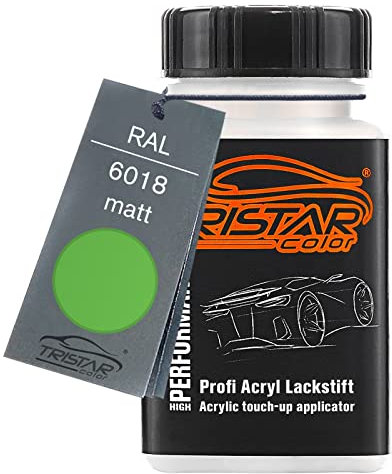 TRISTARcolor RAL 6018 Gelbgrün matt Lackstift 50 ml schnelltrocknend