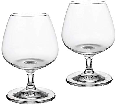 CRISTALICA Cognacschwenker Cognacglas Schwenker Napoli 390ml Brandy Weinbrand Glas (2er Set)
