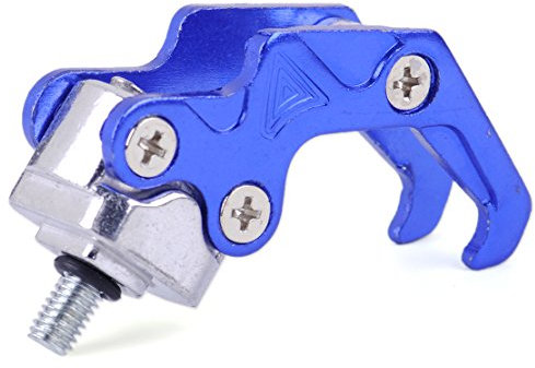 Blau Aluminiumlegierung Motorrad Motorroller Gepäck Helmtasche Tragetasche Eagle Claw Haken Hakenhalterung