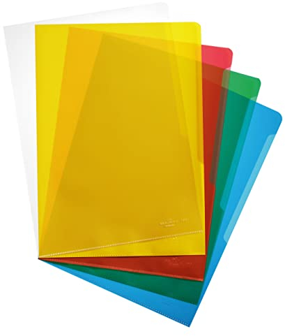 Durable Sichthülle/Aktenhülle A4 Standard, Polypropylen 120 µ, Karton à 100 Stück, farbig sortiert, 233700