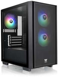 Thermaltake Versa H16 TG ARGB | Micro Tower |Black