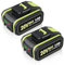 2 Packs 5.0Ah 20V Replacement for Worx Battery Lithium-Ion Compatible with Worx 20V Max Battery WA3551 WA3551.1 WA3553 WA3556 WA3605 WA3641 WG629E WG546E Power Tools