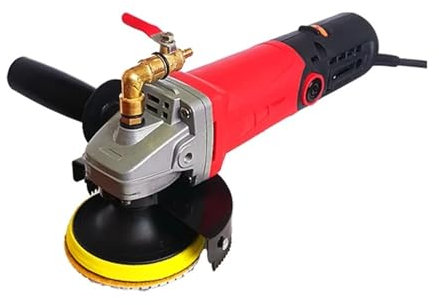 Máquina pulidora de agua, pulidora de piedra de mármol, molino de agua húmedo, lijadora, fresadora de agua, amoladora manual for azulejos para mármol, cerámica(Set 1)