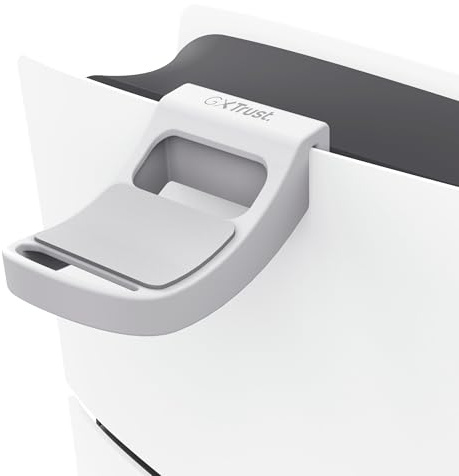 GXTrust Support Casque PS5 Console, Crochet pour Casque PlayStation 5 avec Insert en Silicone, Structure Robuste, Setup Gaming Accessoires PS5, Blanc