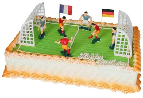 Jacobi Decor Tortendekoration Kindergeburtstag | Tortendeko Geburtstag | Tortendeko Fussball | Kuchen und Torten schnell und einfach dekoriert