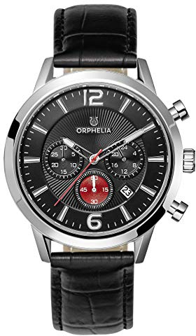 Orphelia HerrenArmbanduhr Chronograph Quarz Leder OR81802