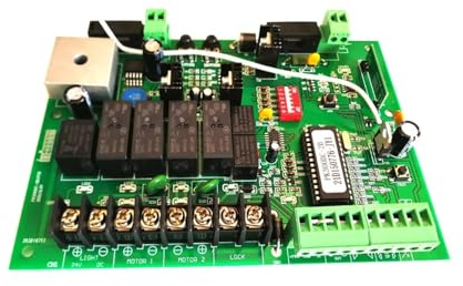 Placa base de control de abridor de puerta batiente de 24 V CC, placa de circuito impreso del controlador del motor, tarjeta for abridor de motor de puerta batiente de 24 V CC solar para abridores de