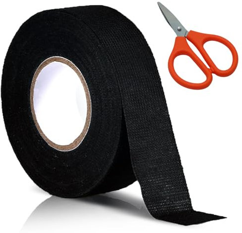 soitzhoc Schläger Tape Hockeyschläger Tape, 25M Rutsch Griffband Sporttape,Hockey Tape,griffband badmintonschläger Mit 1 Stück Schere