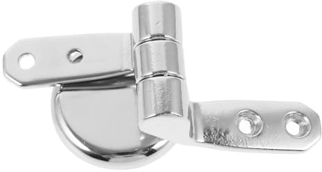 Tofficu Kit Bisagras para Tapa Inodoro de Aleación y Acero Inoxidable Montaje para Repuesto Wc Fácil Instalación y Alta Durabilidad Compatible con Asientos de Madera Metal y Plástico