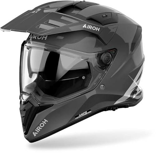 Airoh Bandit Casque d’Enduro, Dunkelgrau, XS (53/54)