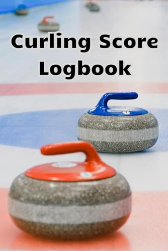 Curling Score Logbook 200 Traditional, Red Blue House Cover