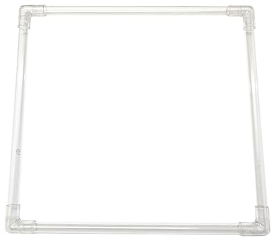 Flotante para Acuario, 23 x 23 x 1,2 cm, Cuadrado para Plantas, Transparente para de Peces, Soporte de Plantas flotantes, Anillos de Acuario de Agua Salada para Contener Plantas