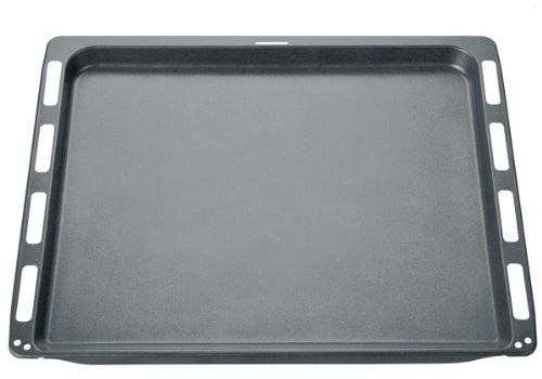 Bosch HEZ331072 Backofen- und Herdzubehör/Emailliertes Backblech für Kuchen, Plätzchen, Brot, Brötchen, Hefezopf und Stollen