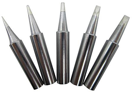 5 PCS Soldering Tips 900M Replace for 936 937 907 FX-600 Milwaukee M12SI-D Radio Shack 64-053 Yihua 936/936B x-tronics 3020 3020-XTS Baku 909 878AD zany 853d Atten Solder Iron Tip