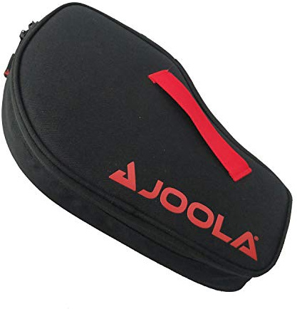 JOOLA Vision Double Padded Ping Pong Paddle Case w/Storage Compartment for 4 Ping Pong Balls - Table Tennis Case Racket Cover Helps Protect The Table Tennis Rubber and Racket - Table Tennis Organizer