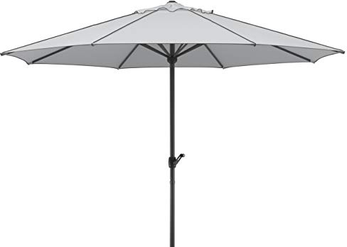 Schneider Sonnenschirm Adria, silbergrau, 350 cm rund, 685-14, Gestell Alu/Stahl, Bespannung Polyester, 7.9 kg