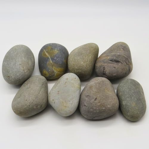 UniDeco Natural Rocks for Aquarium, 5Lb Stone Terrarium, hydroponic Grow Media, Rock Garden Edging, Terrarium Rocks, Fish Tank Stones, Decorative Stones for vases, Planter Filler