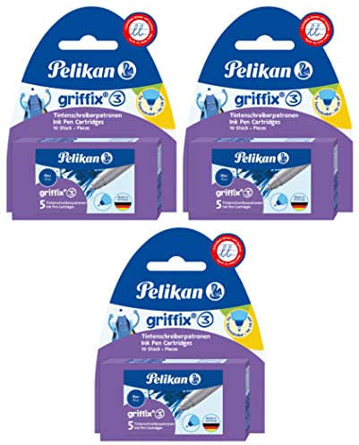 Pelikan 943399 Patronen für Tintenroller, blau (30 Stück (6er Pack))