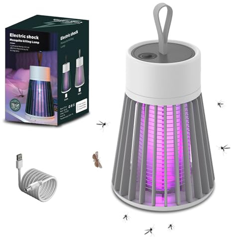 Zapfie Müickenlampe, Mozzy Guard, Mückenlampe Camping, Mückenlampe Akku, Zapfi Moskito Lampe, Wiederaufladbar, Wasserdicht Ipx4