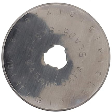 BOHIN France Ersatzklinge für Rollschneider - Austauschbare Klinge für Flickenteppich- und Projekte Nähen, 45mm - 1 Stück