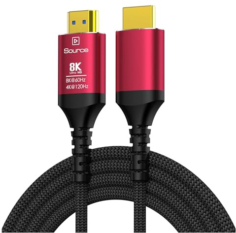 Cavi in ​​fibra ottica HDMI 8K da 10 m, 15 m, 20 m, 30 m, HDMI 2.1, 8 K, 60 Hz, 4 K, 120 Hz, 144 Hz, 48 Gbps, UHD, compatibili con PS5, PS4, Xbox, RTX 3080, 3090(H134R-AOC-Gray,20M-65FT)