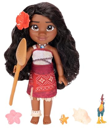 Disney - Vaiana 2 - Vaiana sjungande docka i stor storlek - ledad figur 40 cm - sång Le Bleu Light - Polynesisk lyster outfit - stylingbart hår - leksak för flickor från 3 år