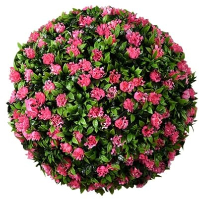 Paesaggistica Erba Palla Pianta Artificiale Topiaria Palla Finto Bosso Palle Decorative Appese Piante Finte Palle Resistente Ai Raggi UV Fiori Finti Sfere Da Giardino For Cortile Balcone ( Size : 40cm