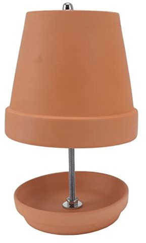 Eujgoov Doppelwandiger Teelichtofen, Teelicht-Heizung, Kerzenheizung, Keramik-Heizung, Teelicht-Herd, Kerzenheizung für 4–6 Teelichter, Kamin, Teelicht-Heizung, Garten, Terrasse, Terrasse, Ofen