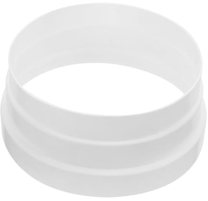 NUOBESTY 5pcs Dryer Vent Adapter Duct Reducer Increaser Material Oil Kitchen Hood Connector
