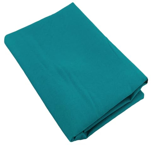 Baumwollstoff | Unifarben| 100% Baumwolle | weich, stapazierfähig, vielseitig zum Nähen | 100 cm x 150 cm | petrol