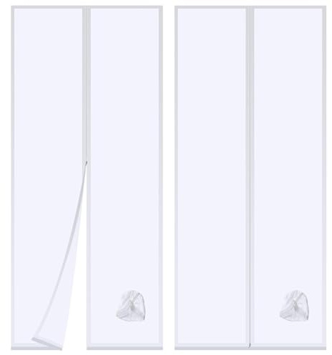 ZHYUGOYA Türabdichtung für Mobile Klimageräte, 120×240 cm, Energiesparend, Ohne Bohren, Passend für Abluftschläuche 100–150mm (120×240 cm)