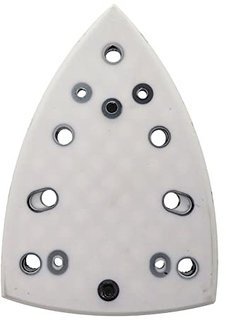 Patin de ponçage triangulaire à 7 trous - 148 x 98 mm - Plaque de secours auto-agrippante pour DTS 400/DS400 REQ