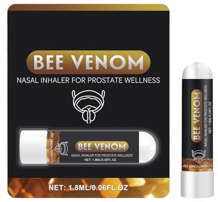 Bee Wellness Inhalateur | Spray nasal pour le bien-être de la prostate | Spray inhalateur nasal | Bâton d'aromathérapie nasale pour homme