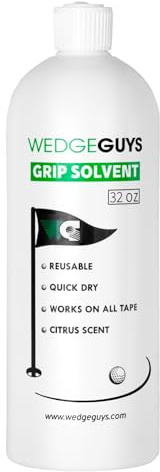 Wedge Guys Professional Golf Grip Solvent for Regripping Golf Clubs by 4 or 32 Ounce Solution for Easy Regripping and Golf Club Repair (32 ounce)