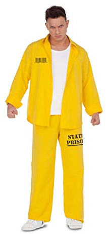MY OTHER ME FUN COMPANY SL Costume giallo da prigioniero per uomo - M/L